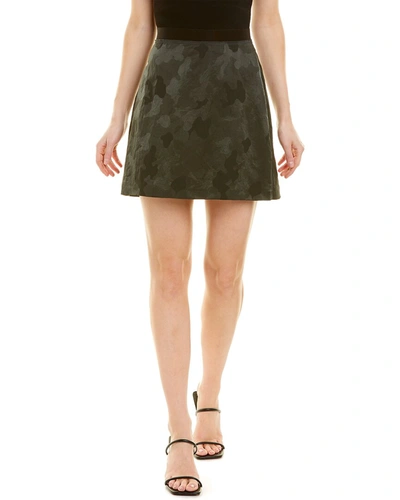 Shop Ted Baker Jacquard Mini Skirt In Green