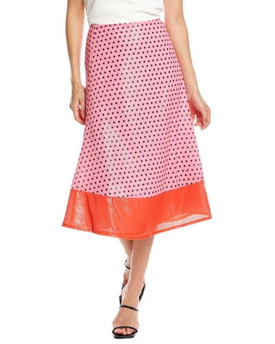 Shop Olivia Rubin Penelope A-line Skirt In Pink