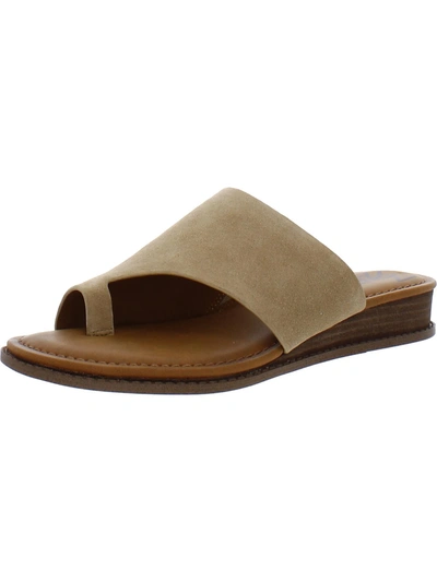 Shop Zodiac Giada Womens Toe Loop Slip On Slide Sandals In Multi