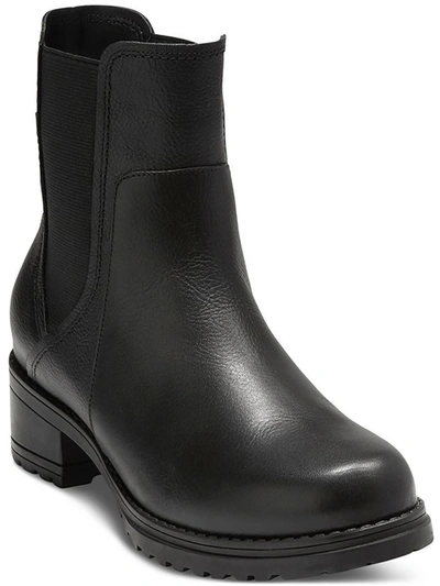 Shop Cole Haan Camea Womens Faux Leather Ankle Chelsea Boots In Black
