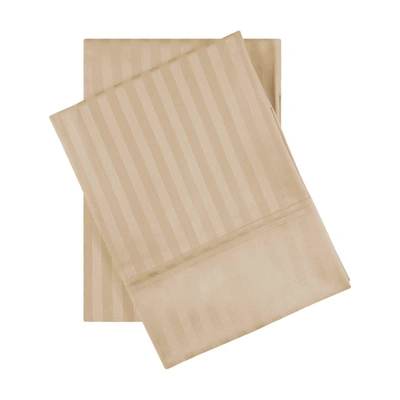 Superior Premium 600 Thread Count Egyptian Cotton Striped Pillowcase Set