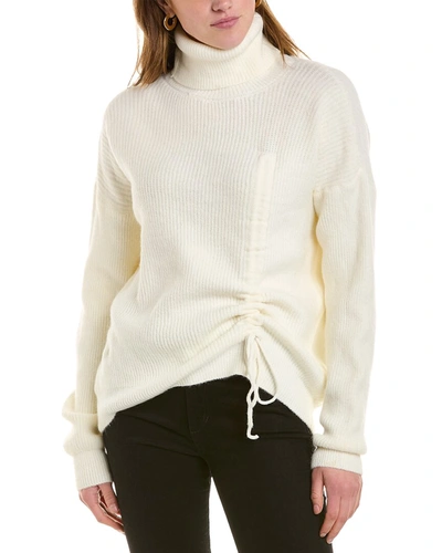 Shop Avantlook Turtleneck Sweater In White