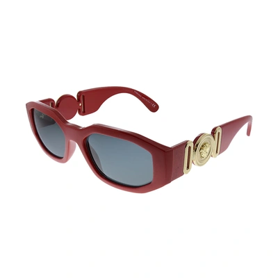 Shop Versace Ve 4361 533087 Unisex Geometric Sunglasses In Red