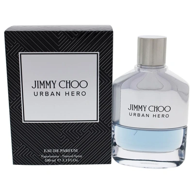 Shop Jimmy Choo I0096681 3.3 oz Urban Hero Cologne Edp Spay For Men In Black