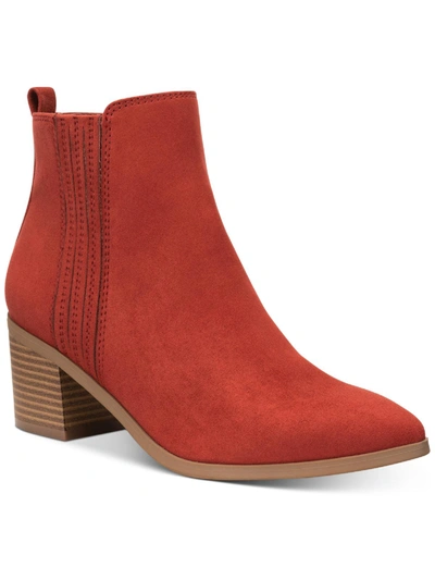 Sun + Stone Asterr Womens Slip On Dressy Booties In Multi