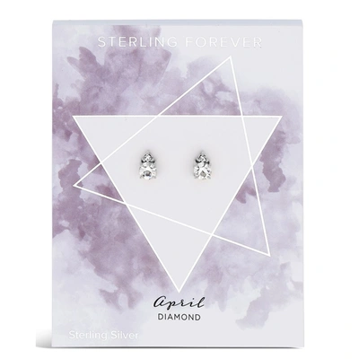 Sterling Forever Sterling Silver Birthstone Studs In Multi