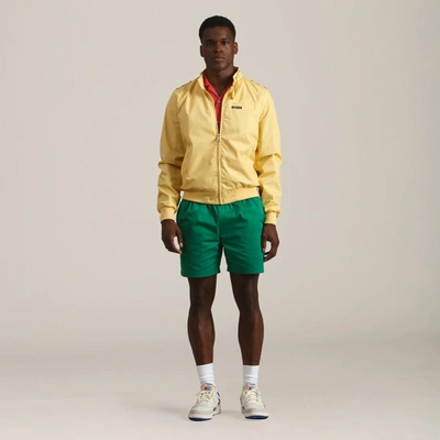 Shop Members Only Men's Classic Iconic Racer Jacket (slim Fit) In Yellow