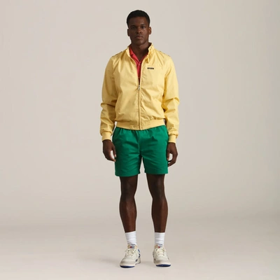 Members Only Men's Classic Iconic Racer Jacket (slim Fit) In Yellow