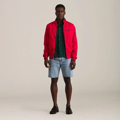 Members Only Men's Classic Iconic Racer Jacket (slim Fit) In Red | ModeSens