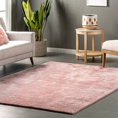Nuloom Loni Solid Machine Washable Shag Area Rug