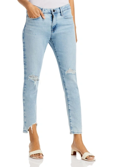 Shop Frame Le Garcon Womens Low Rise Cropped Boyfriend Jeans In Multi