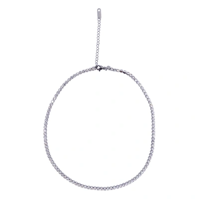 Shop Adornia Water Resistant Tennis Necklace Silver