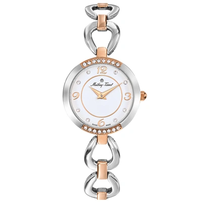 Shop Mathey-tissot Women's Fleury 1496 White Dial Watch