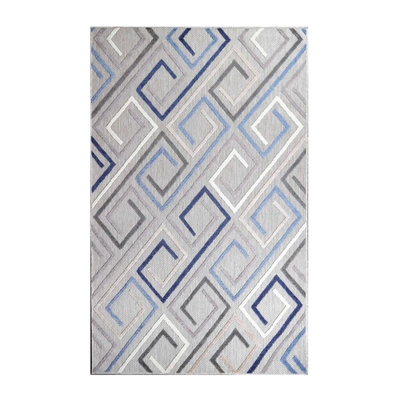 Superior Geometric Modern Polypropylene Indoor/outdoor Area Rug