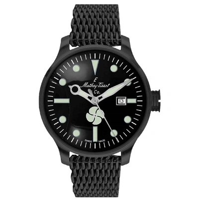 Shop Mathey-tissot Men's Elica Black Dial Watch