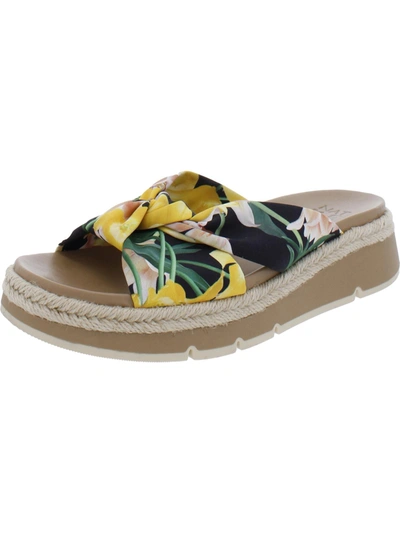 Shop Naturalizer Dayana Womens Slip On Espadrille Slide Sandals In Yellow