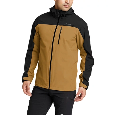 Shop Eddie Bauer Men's Rippac Stretch Rain Jacket In Gold