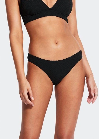 Shop Seafolly Riviera Hipster Bikini Bottom In Black