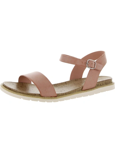 Shop Sun + Stone Mattie Womens Ankle Strap Open Toe Slingback Sandals In Brown