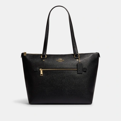 Shop Coach Outlet Gallery Tote In Black