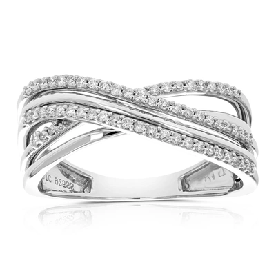 Vir Jewels 1/4 Cttw Round Lab Grown Diamond .925 Sterling Silver Engagement Ring Prong Set In Silver