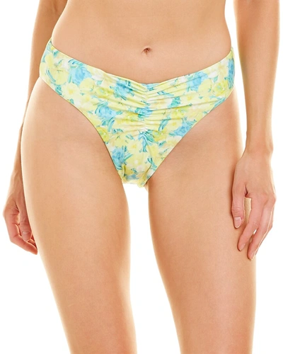 Shop Vyb Court Bikini Bottom In Yellow