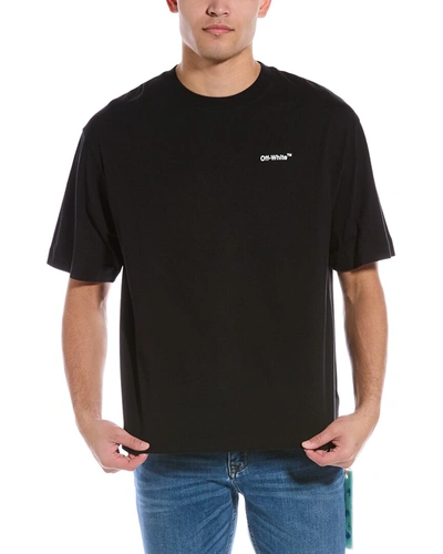 Shop Off-white Chain Arrow T-shirt In Black