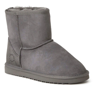 Dearfoams Rosebery 6" Genuine Shearling Pull-on Boot In Grey