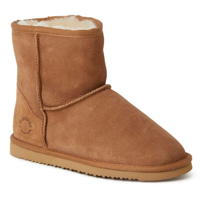 Dearfoams Rosebery 6" Genuine Shearling Pull-on Boot In Pink