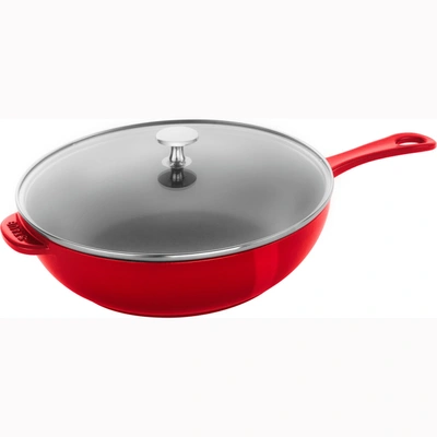 Shop Staub Cast Iron 2.9-qt Daily Pan With Glass Lid