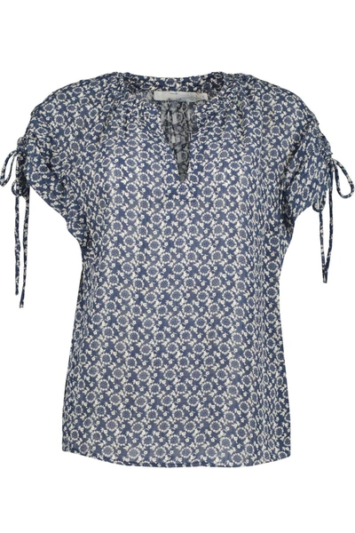 Shop Bishop + Young Luna Blouse In Navy In Blue