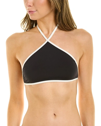 Shop Weworewhat High Neck Halter Top In Black