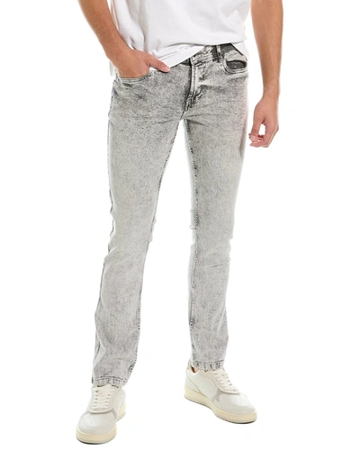 Shop Cavalli Class Grey Acid Wash Slim Straight Jean