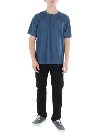 Shop Bass Outdoor Hilltop Mens Short Sleeve Active Henley Shirt In Multi