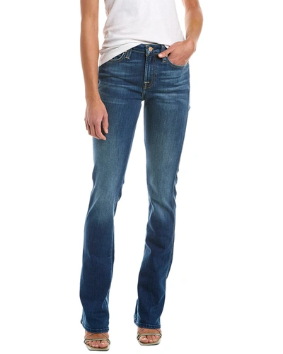 Shop 7 For All Mankind Briar High-rise Slim Kick Jean In Blue