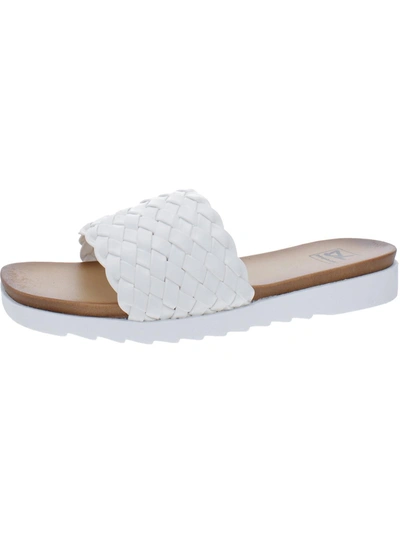 Dirty Laundry Enjoy It Woven Slide Sandal In White