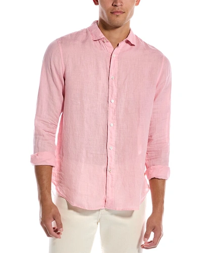 Shop Swims Amalfi Linen Shirt In Pink