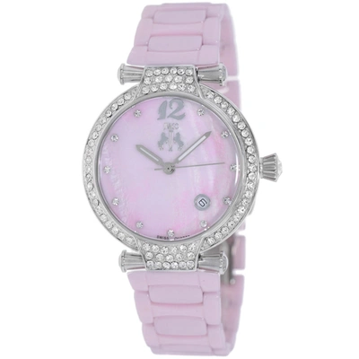 Shop Jivago Women's Pink Mop Dial Watch In Purple