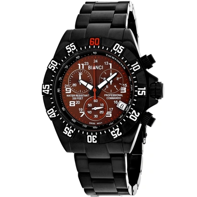 Shop Roberto Bianci Men's Brown Dial Watch In Black