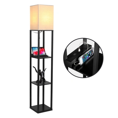 Shop Brightech Maxwell Led Shelf Lamp With Usb Port And Outlet