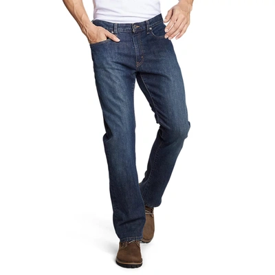 Shop Eddie Bauer Men's Field Flex Straight Jeans In Blue