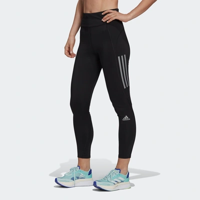 Shop Adidas Originals Women's Adidas Own The Run 7/8 Running Tights In Black
