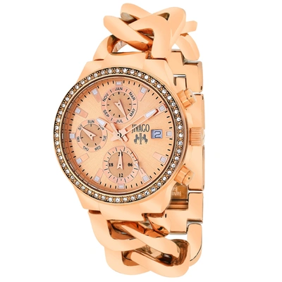 Shop Jivago Women's Rose Gold Dial Watch In Beige