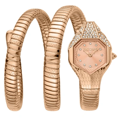 Shop Just Cavalli Women's Serpente Rose Gold Dial Watch