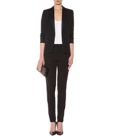 Shop Victoria Beckham Wool Blazer In Black