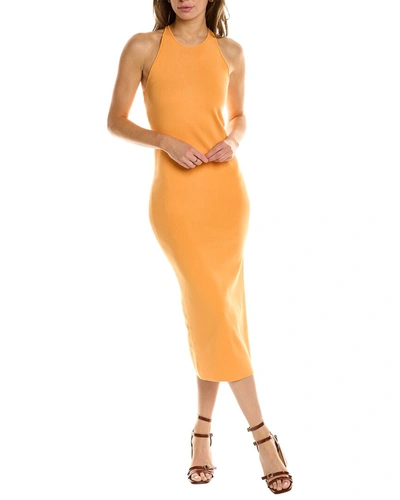 Shop A.l.c A. L.c. Marc Midi Dress In Orange