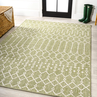 Jonathan Y Ourika Moroccan Geometric Textured Weave Indoor/outdoor Area Rug