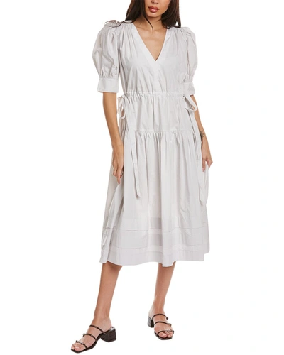 Shop Ulla Johnson Tiered Maxi Dress In White