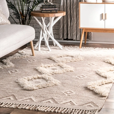 Nuloom Savannah Moroccan Fringe Rug