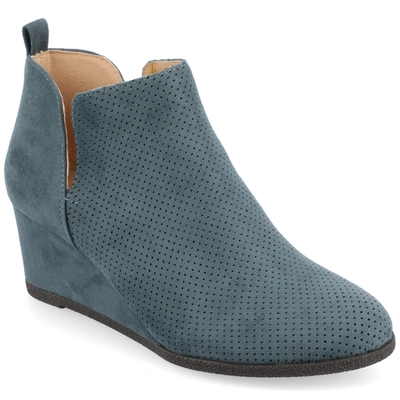 Shop Journee Collection Collection Women's Mylee Wide Width Bootie In Grey